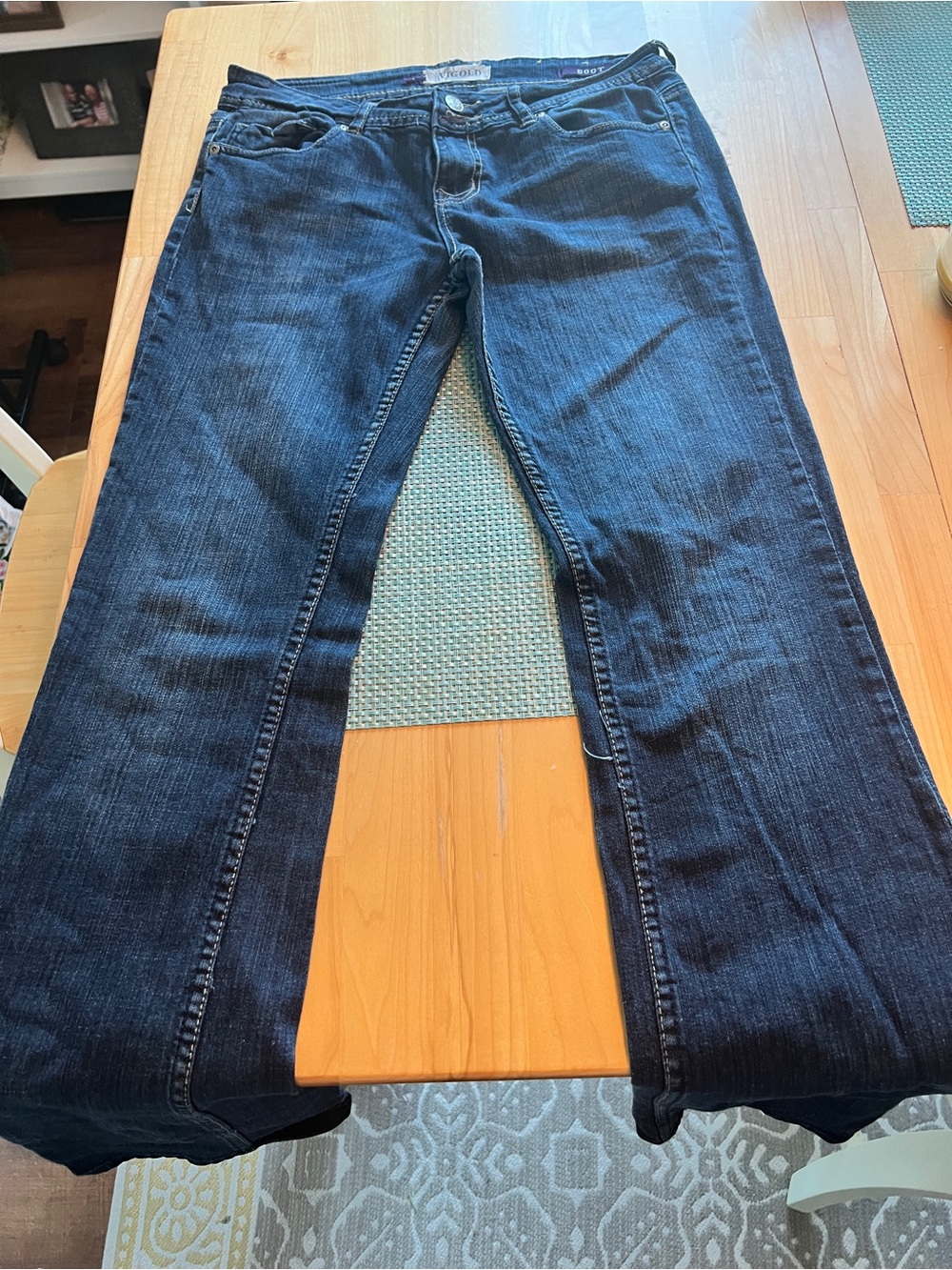 Vigold Dark Blue Bootcut Denim Jeans